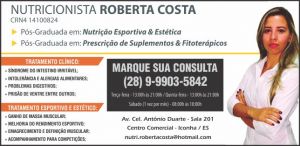 Nutricionista Roberta Costa