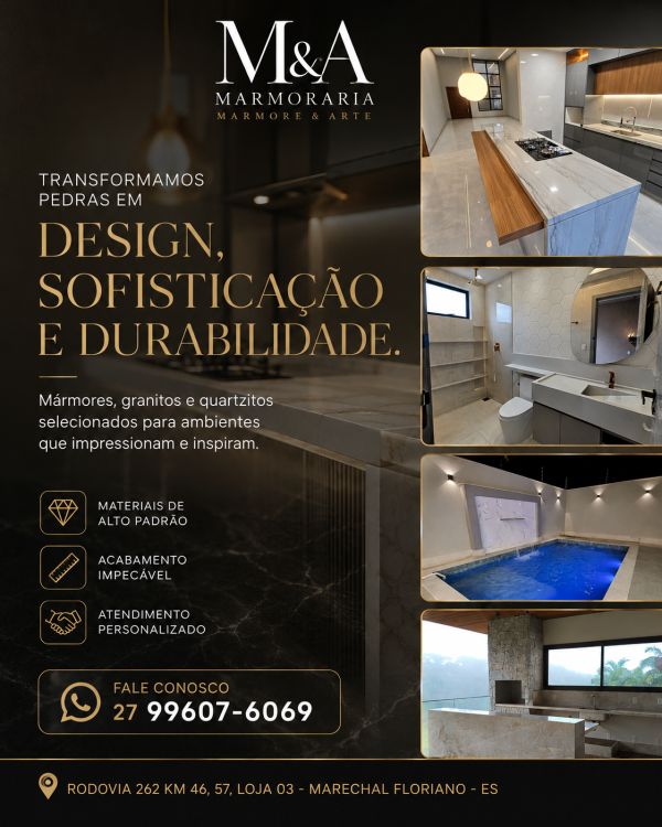 M&amp;A Marmoraria Mármore &amp; Arte